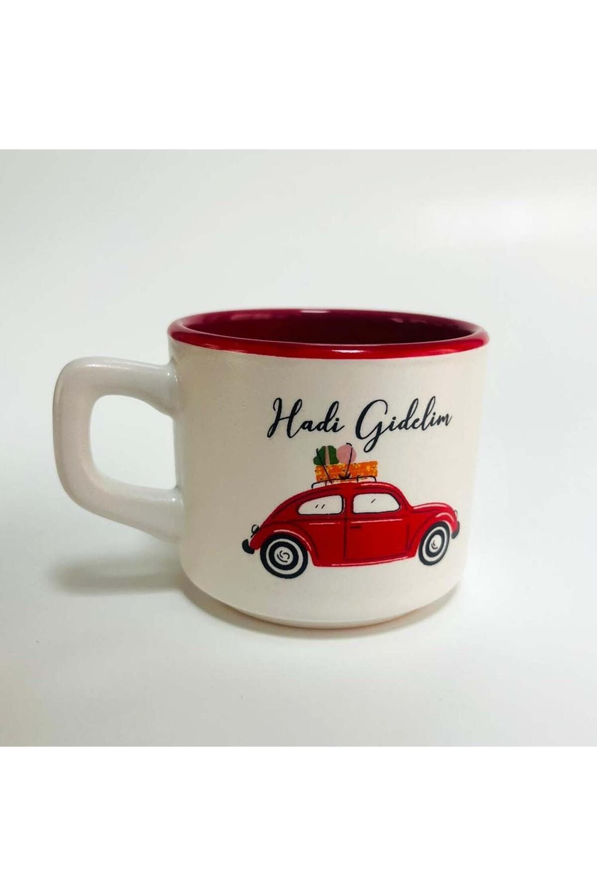 Hadi Gidelim Baskılı Kırmızı İçli Venüs Kupa