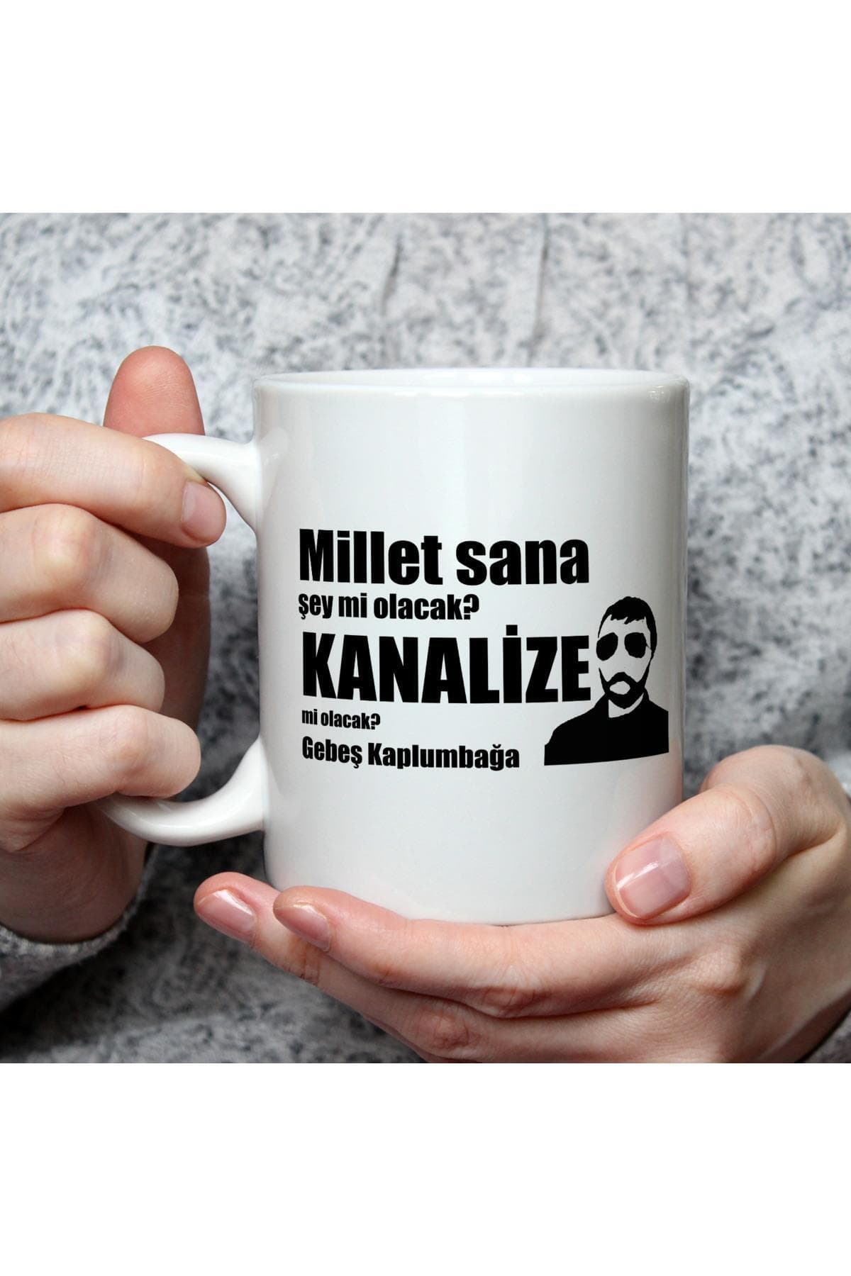 Kanalize mi olacak Gebeş Kaplumbağa Beyaz Kupa