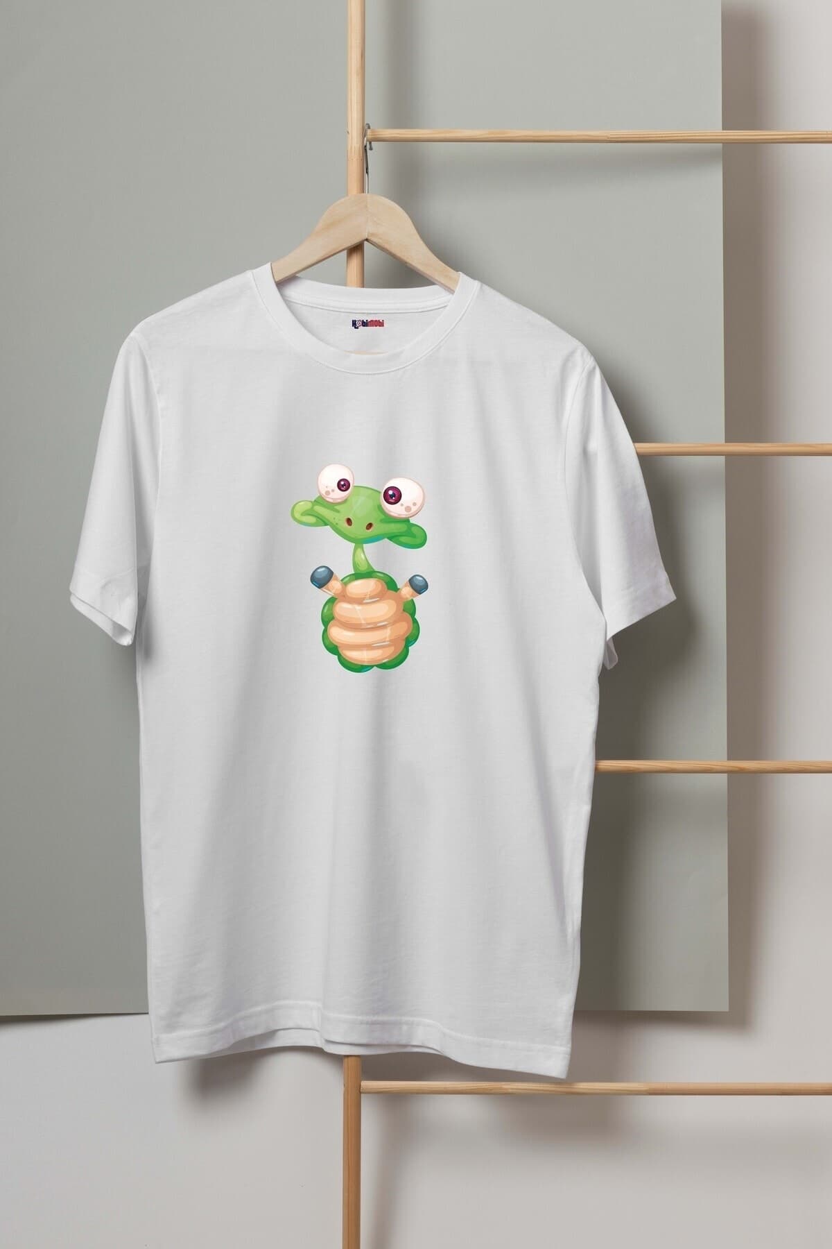 Kaplumbağa Tasarım Baskılı Kadın Tshirt - XXL