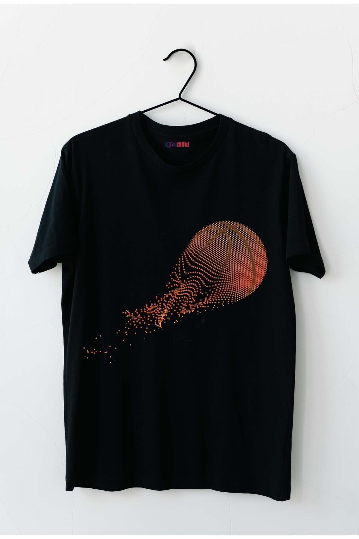 Hızlı Basket Topu Tasarım Baskılı Erkek Tshirt - XL