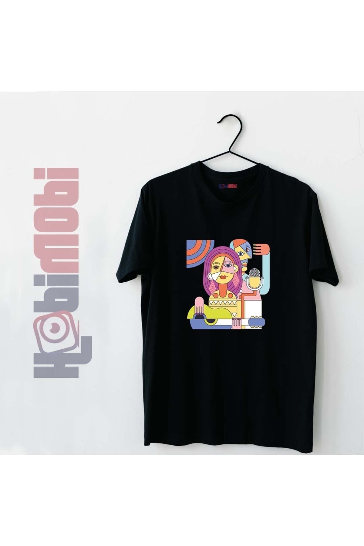 Şarkıcılar Tasarım Baskılı Tshirt - M