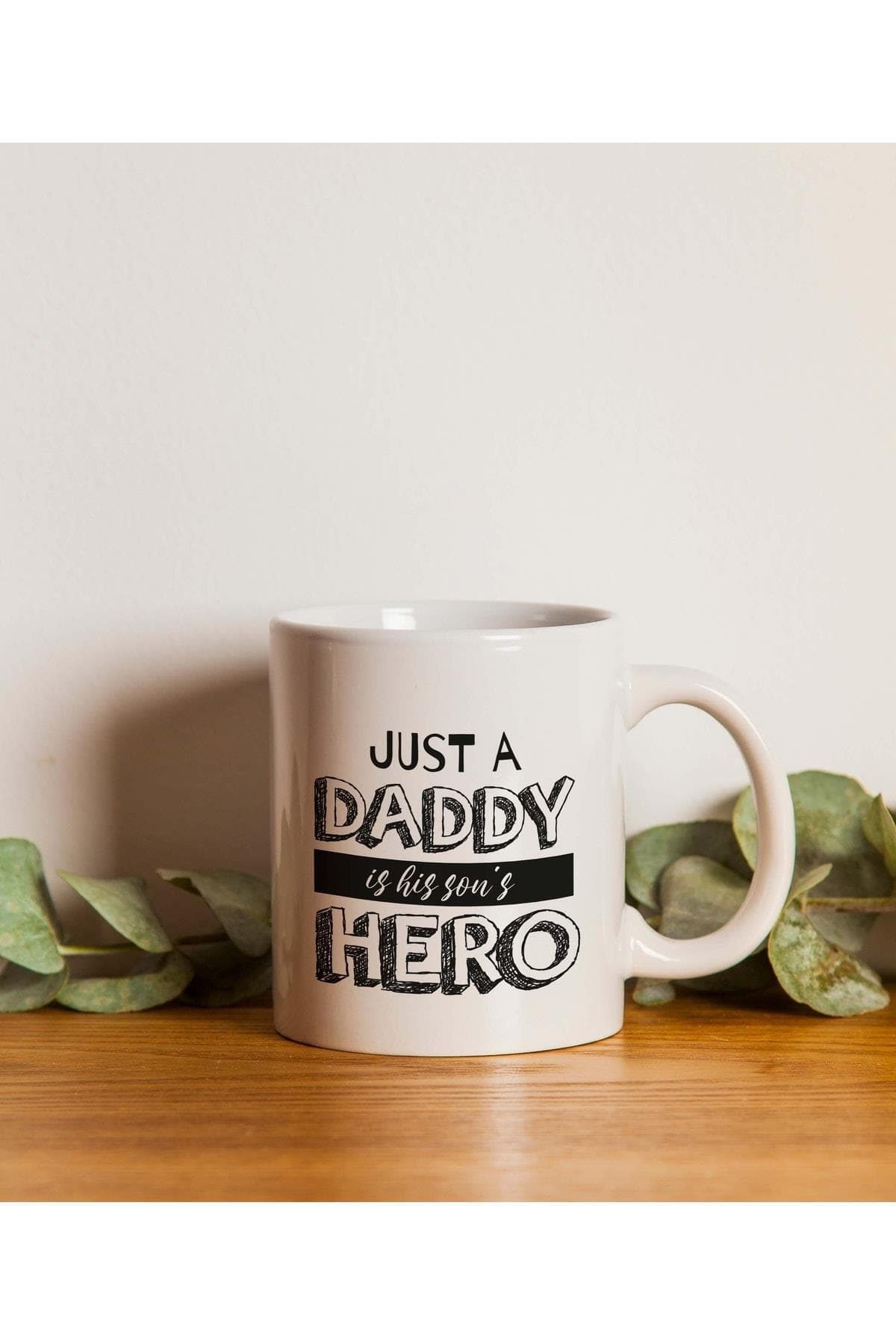 Son's Daddy Baskılı Babalar Günü Beyaz Kupa