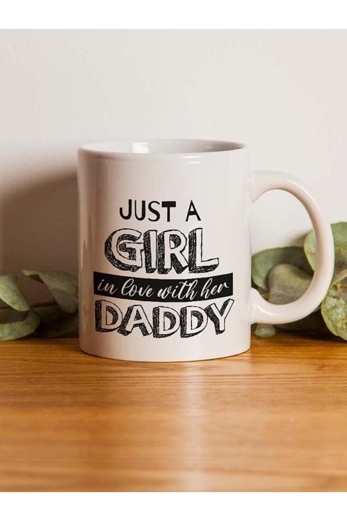 Gril's Daddy Baskılı Babalar Günü Beyaz Kupa