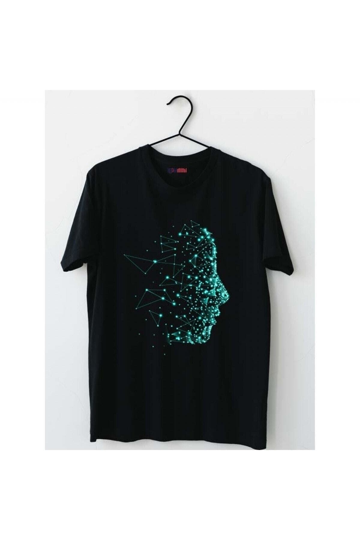 Face Tasarım Baskılı Erkek Tshirt - L