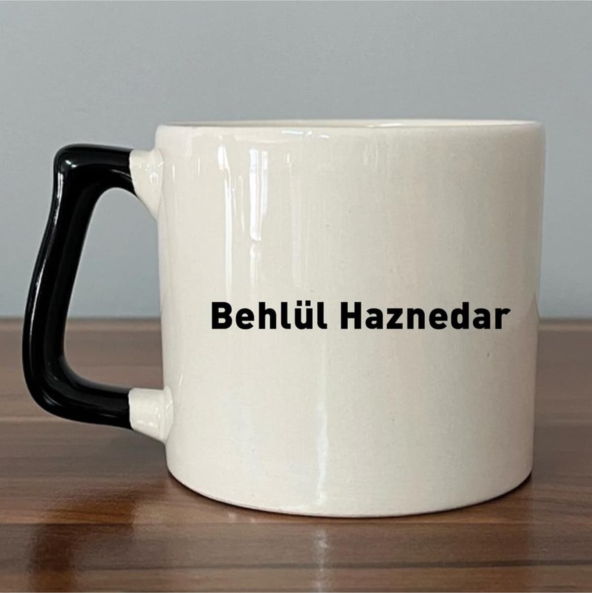 Seçtiğin İsim&logo Tasarım Siyah Kulplu Prime Kupa