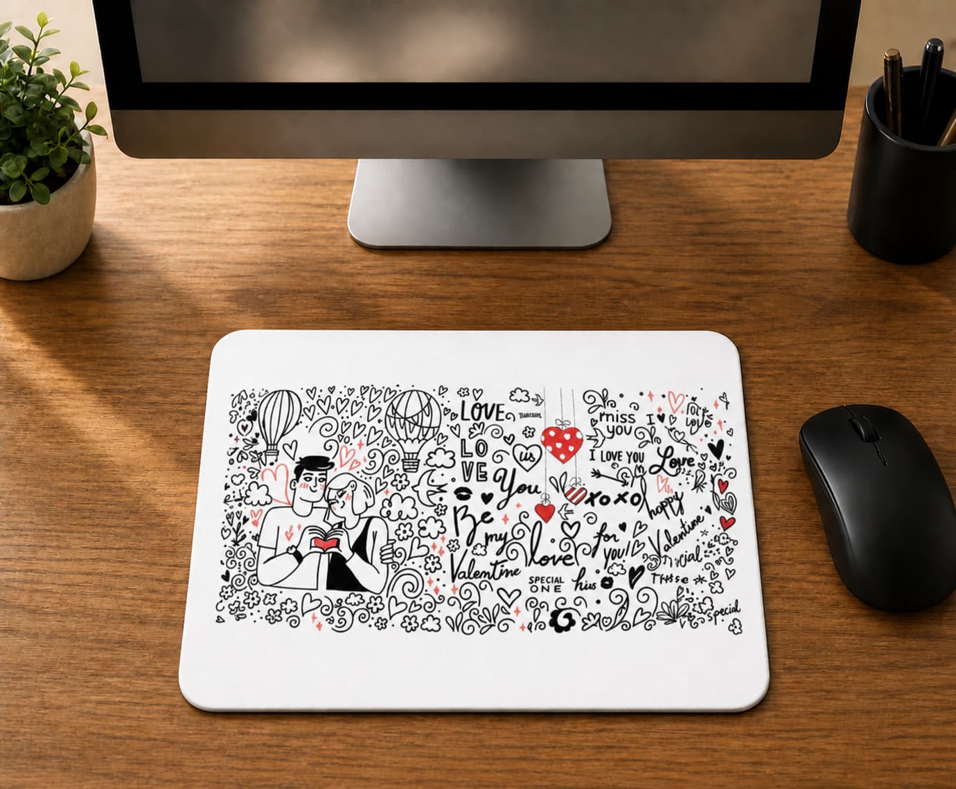 Aşk Temalı - BASKILI MOUSE PAD