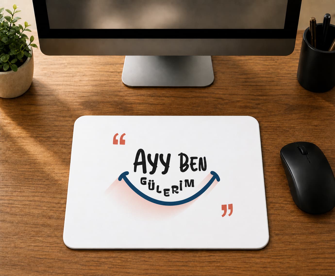 Kendime Not Sevgili Kendim Yapmasaydın İyiydi - BASKILI MOUSE PAD