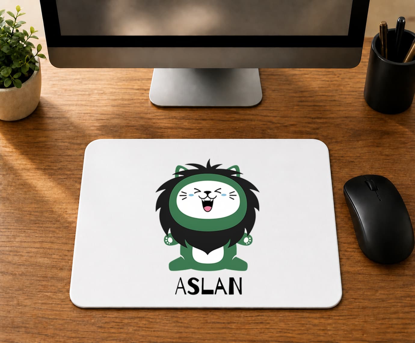 Aslan Burcu Ve Onla Alakalı Komik Açıklama - BASKILI MOUSE PAD