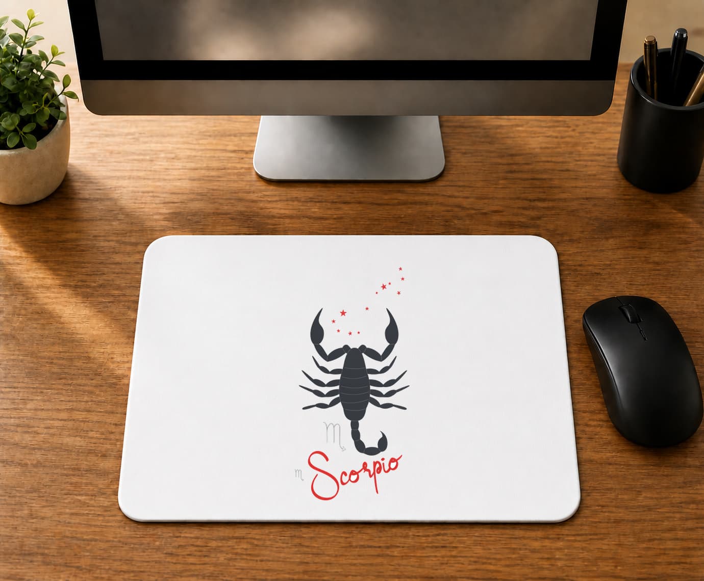 Akrep Burcu Simgesi - BASKILI MOUSE PAD