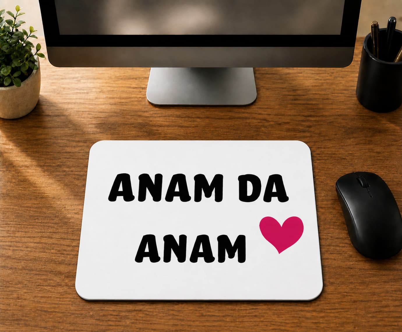 Anam Da Anam Baskılı Mousepad Bilgisayar Altlığı