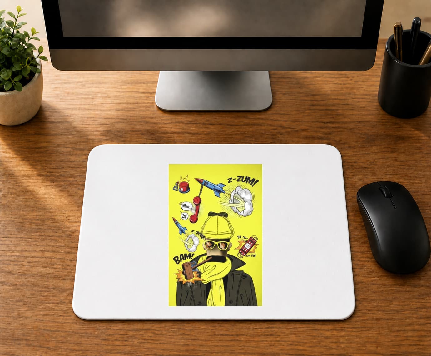You Boom Ön Arka Baskılı Mousepad Bilgisayar Altlığı
