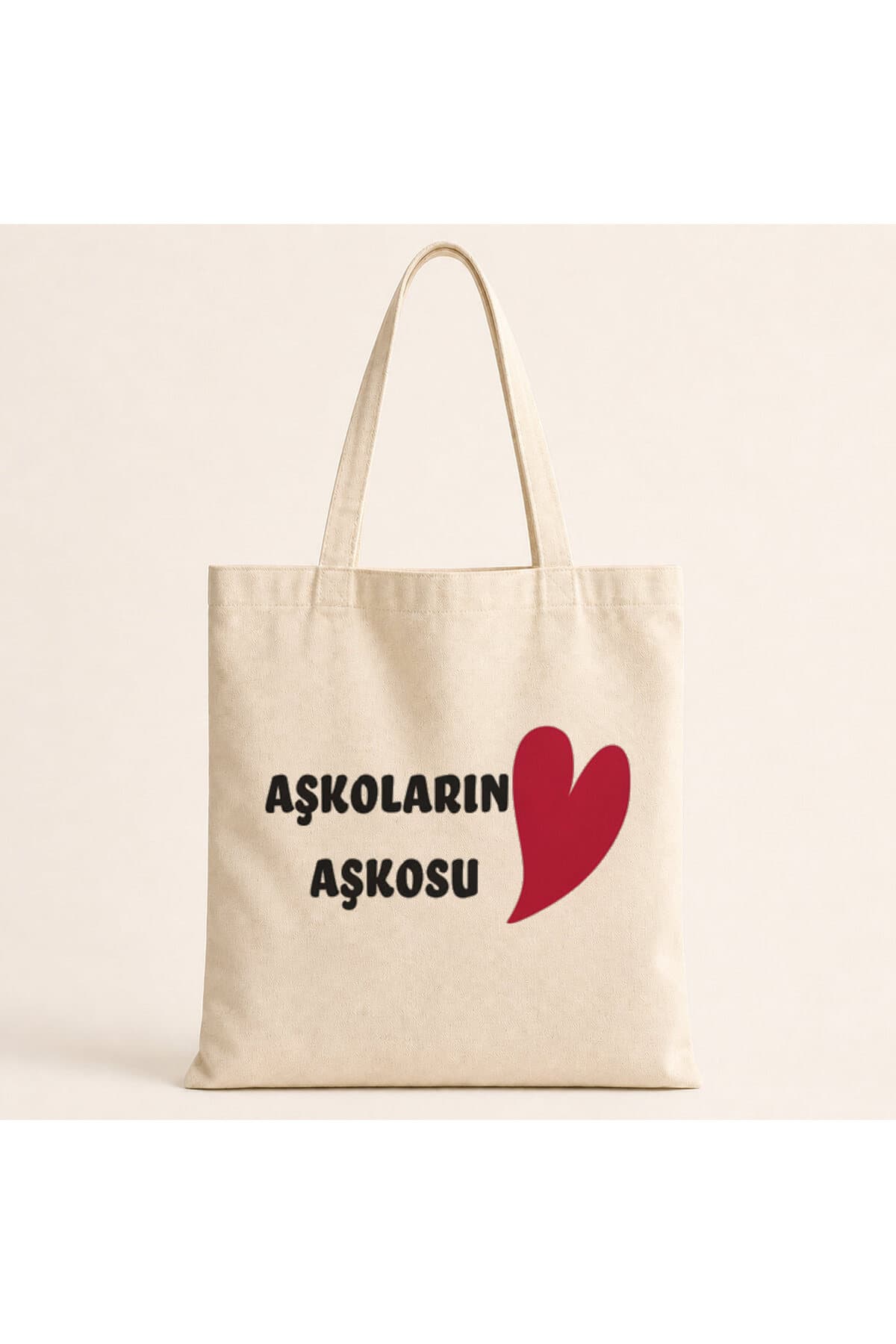 Aşkoların Aşkosu Baskılı Bez Çanta - Sevgiliye Hediye Omuz Çantası