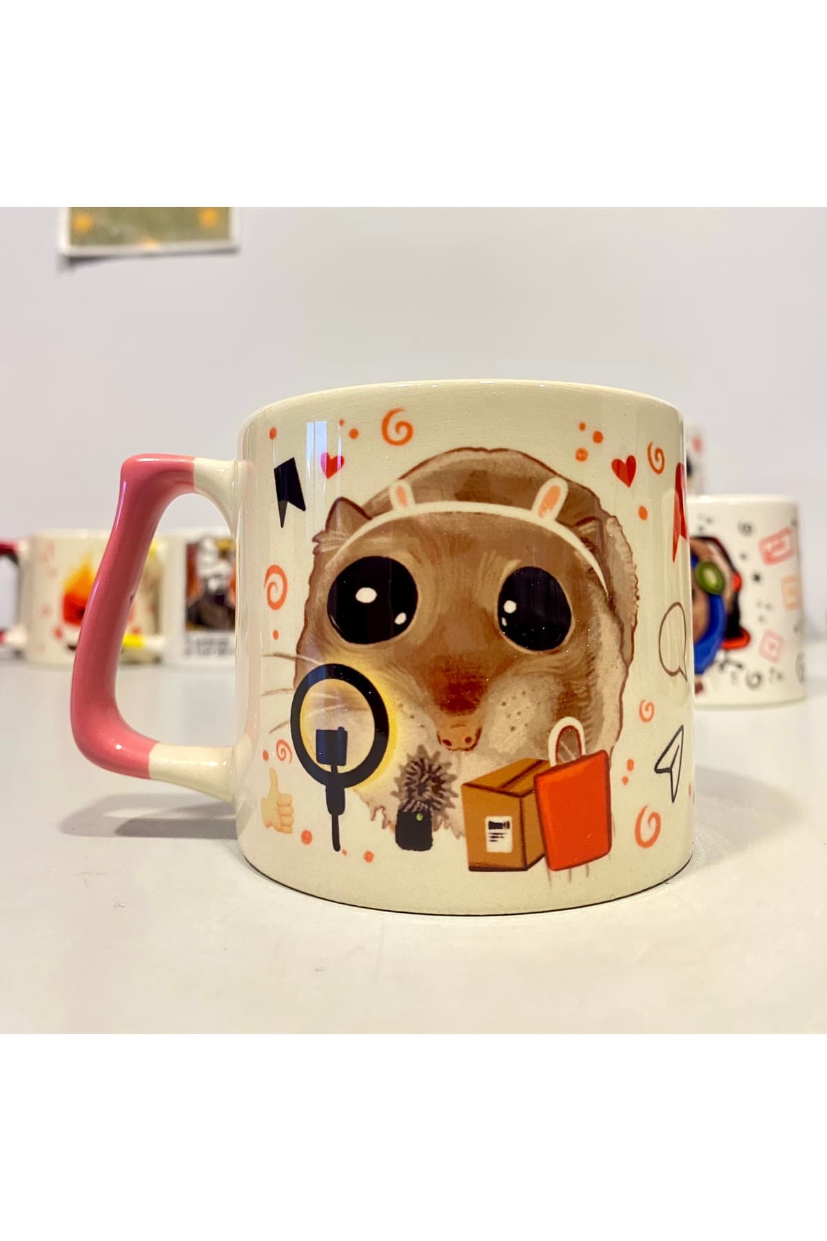 Sad Üzgün Hamster - Meslek: influencer sosyal medya youtuber Kupa