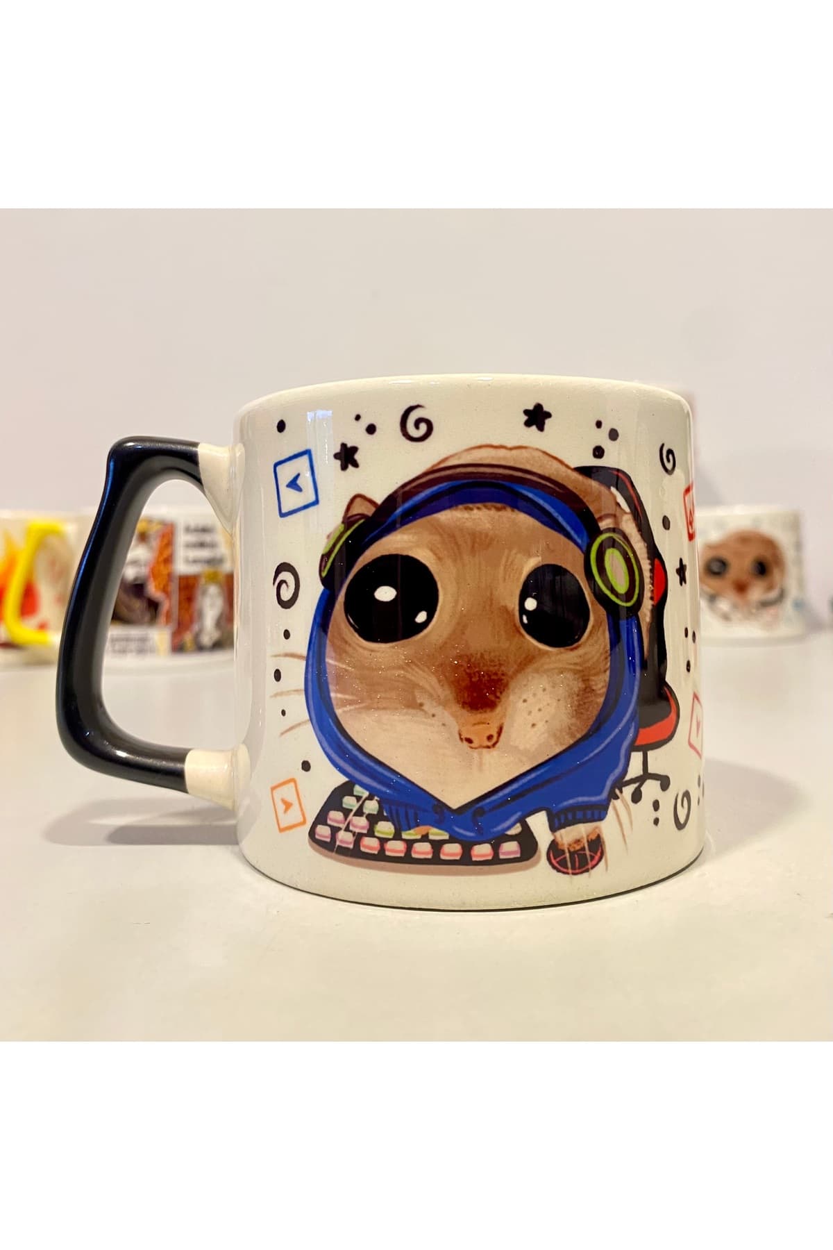 Sad Üzgün Hamster - Meslek: Gamer Oyuncu Kupa