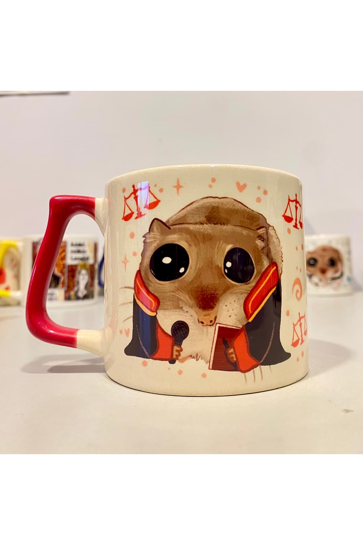 Sad Üzgün Hamster - Meslek: Savcı Prosecutor Kupa