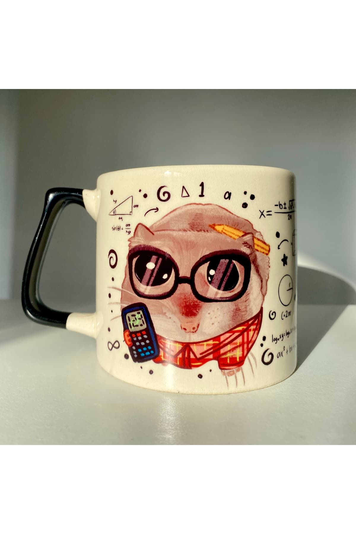 Sad Üzgün Hamster - Meslek: Matematikçi (Mathematician) Kupa