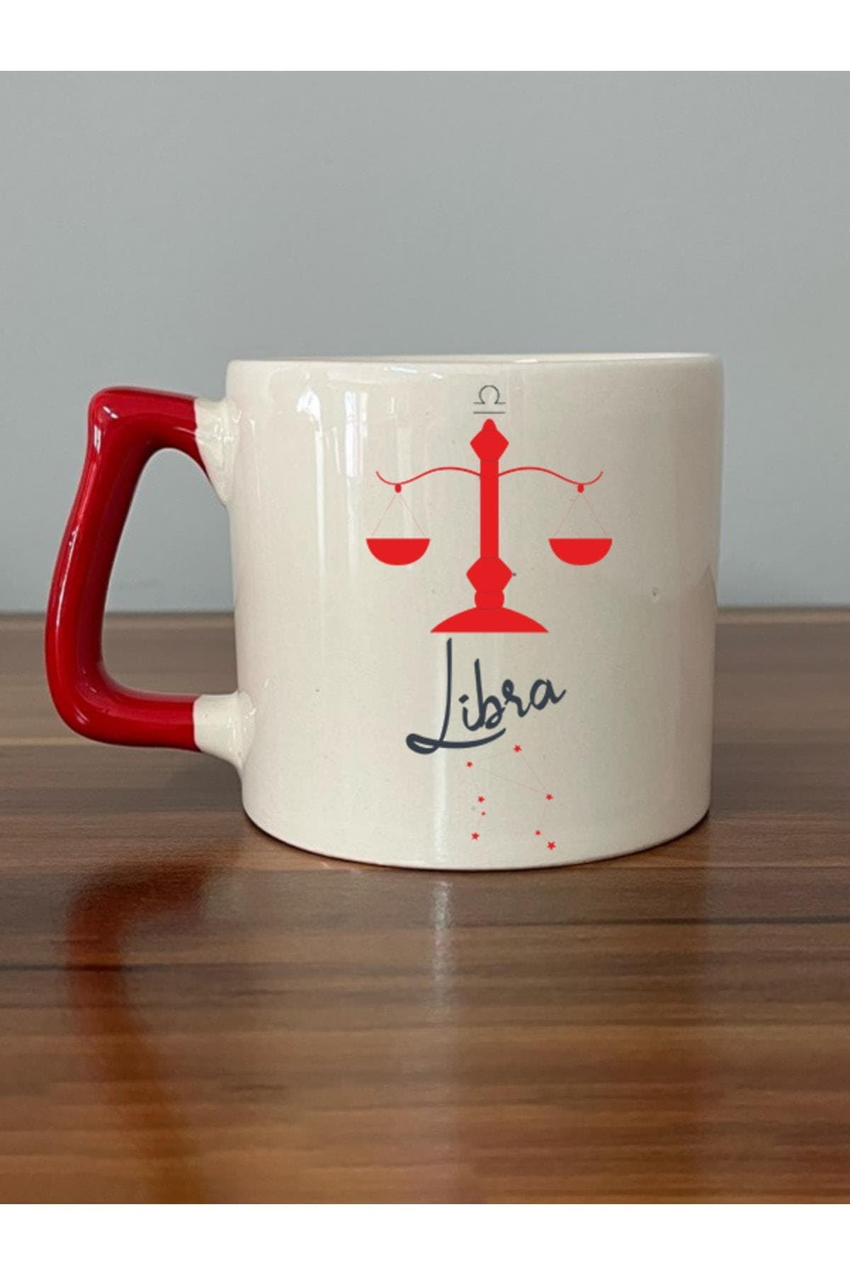 Terazi Burcu Simgesi Baskılı Kulplu Prime Kupa Bardak Fincan Mug