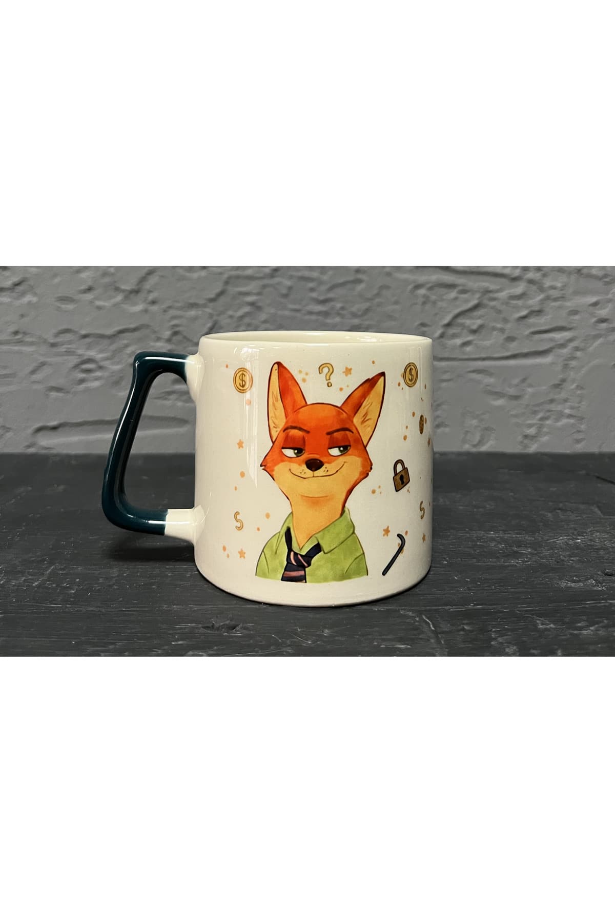 Zootropolis Nick Yeşil Kulplu Prime Sevgililer Günü Kupası