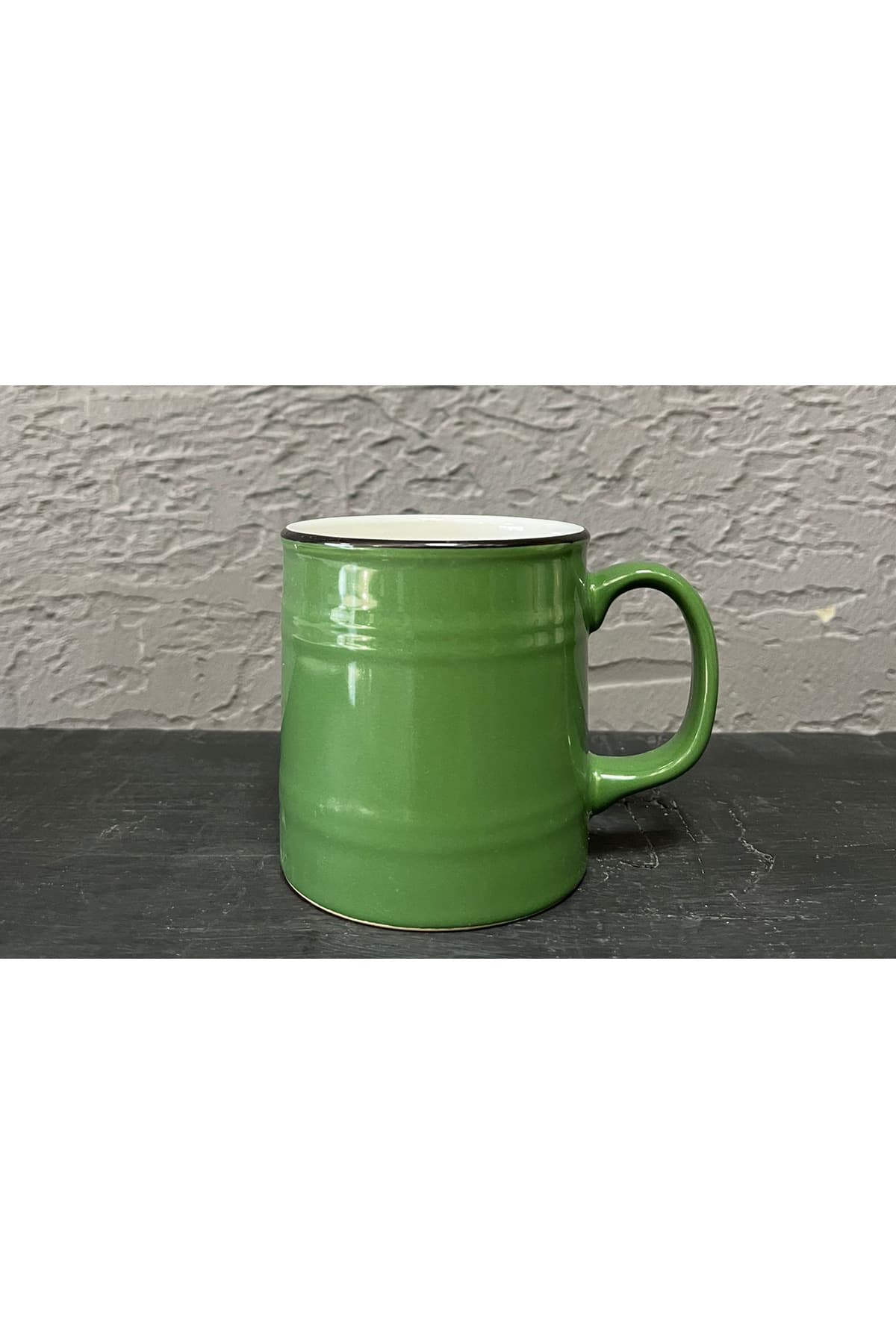 Yeşil Kulplu Varil Ofis Hediyesi Bardak Kupa Fincan MUG