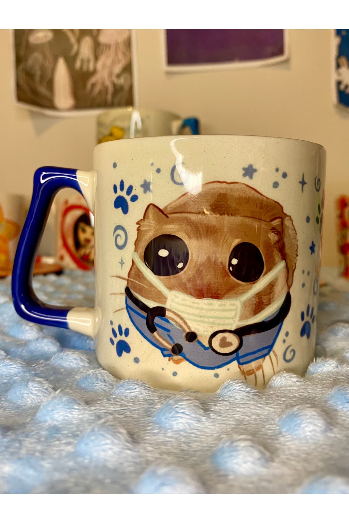 Sad Üzgün Hamster - Meslek: Veteriner - Veterinarian Kupa