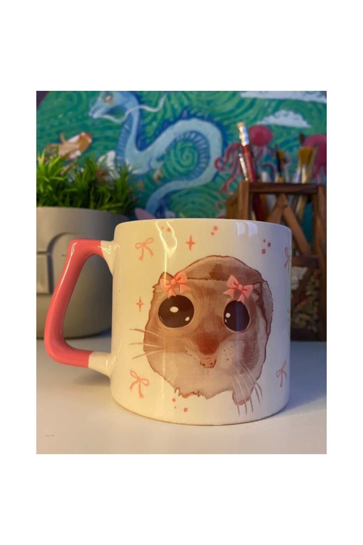 Sad Hamster I’m Just a Girl Tasarımlı Kupa