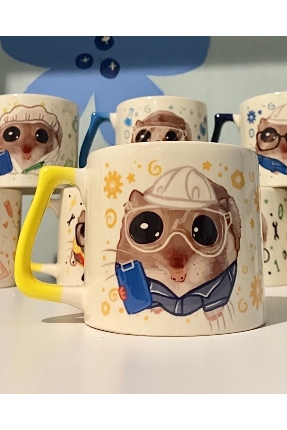 Sad Üzgün Hamster - Meslek: Endüstri Mühendisi (Endustrial Engineer) Kupa