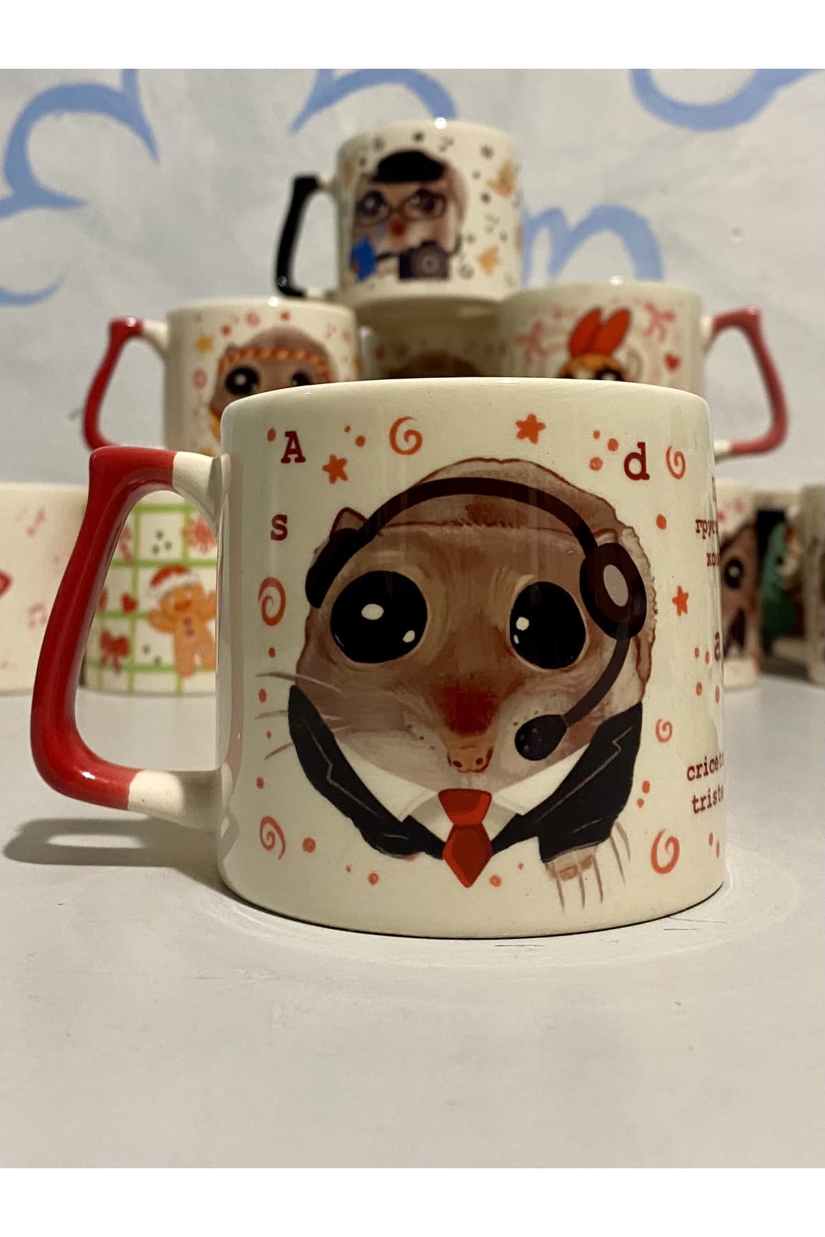 Sad Üzgün Hamster - Meslek: Tercüman (Interpretercn) Kupa