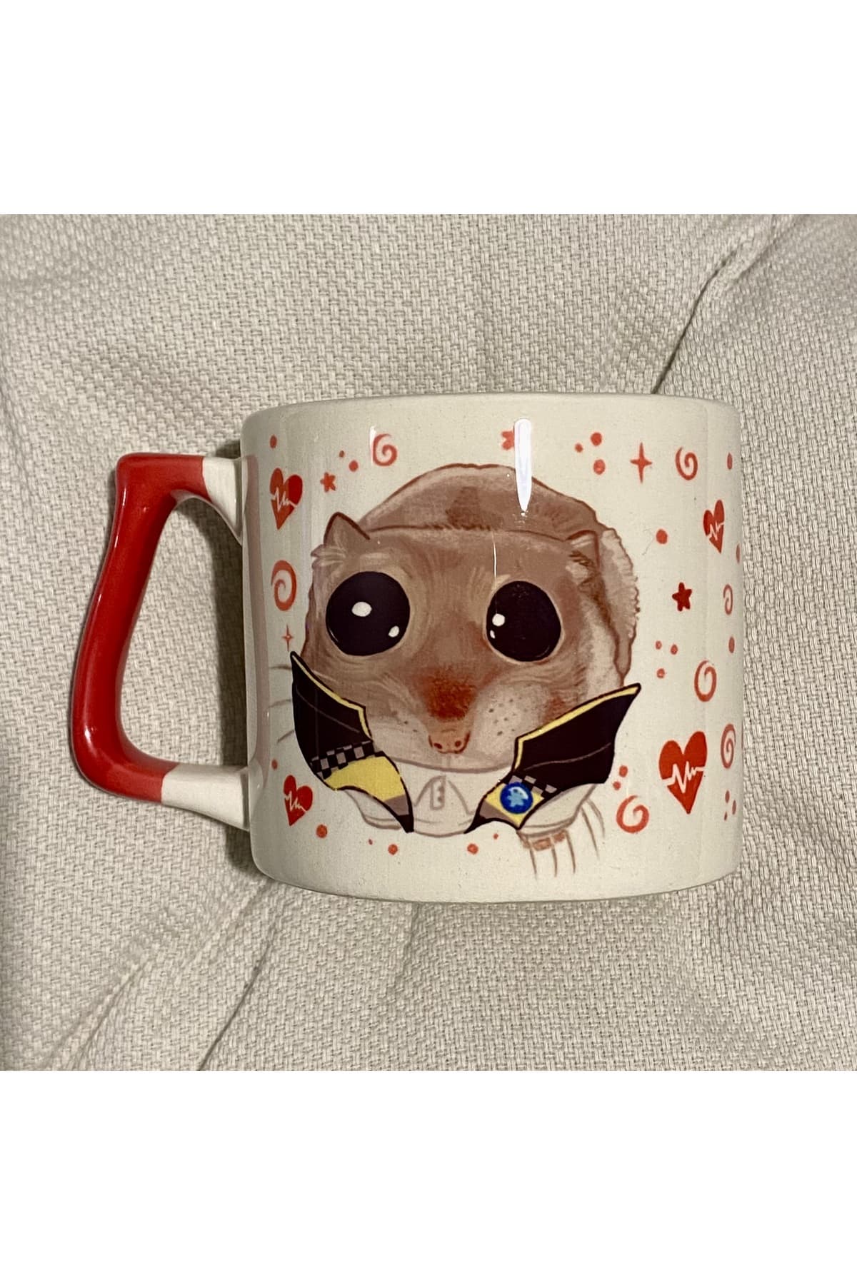 Sad Üzgün Hamster - Meslek: Sağlık Görevlisi (Paramedic) Kupa