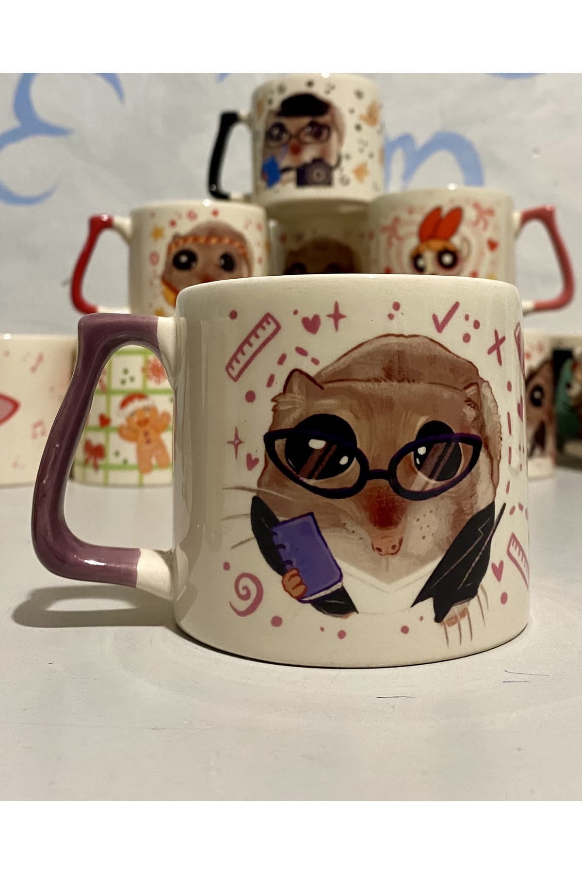 Sad Üzgün Hamster - Meslek: Akademisyen (Academician) Kupa