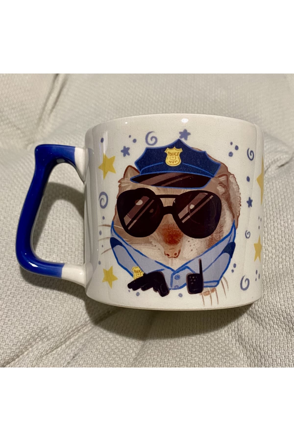 Sad Üzgün Hamster - Meslek: Polis (Police) Kupa
