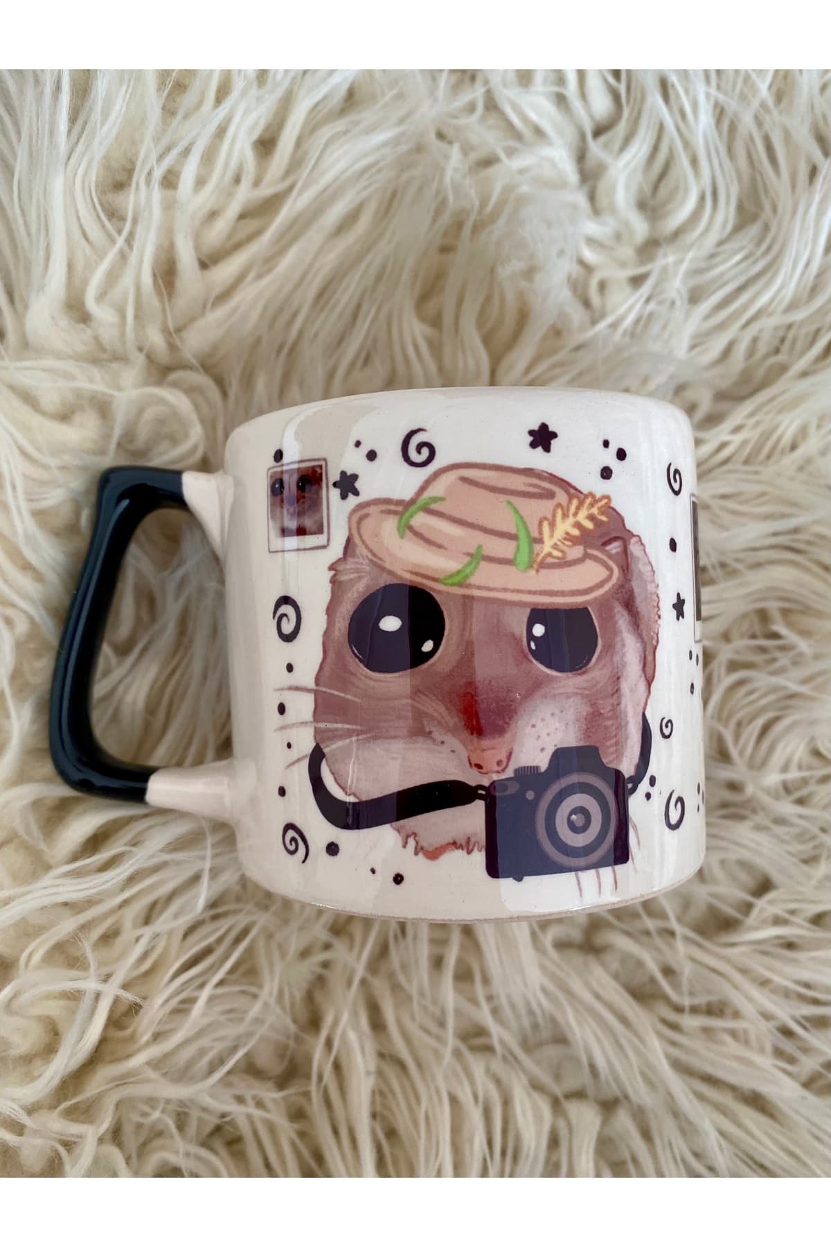 Sad Üzgün Hamster - Meslek: Fotoğrafçı (Photographer) Kupa