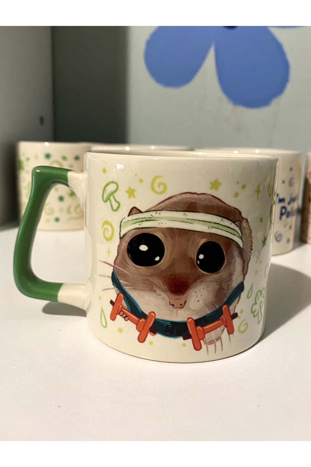 Sad Üzgün Hamster - Meslek: Sporcu (Athlete) Kupa