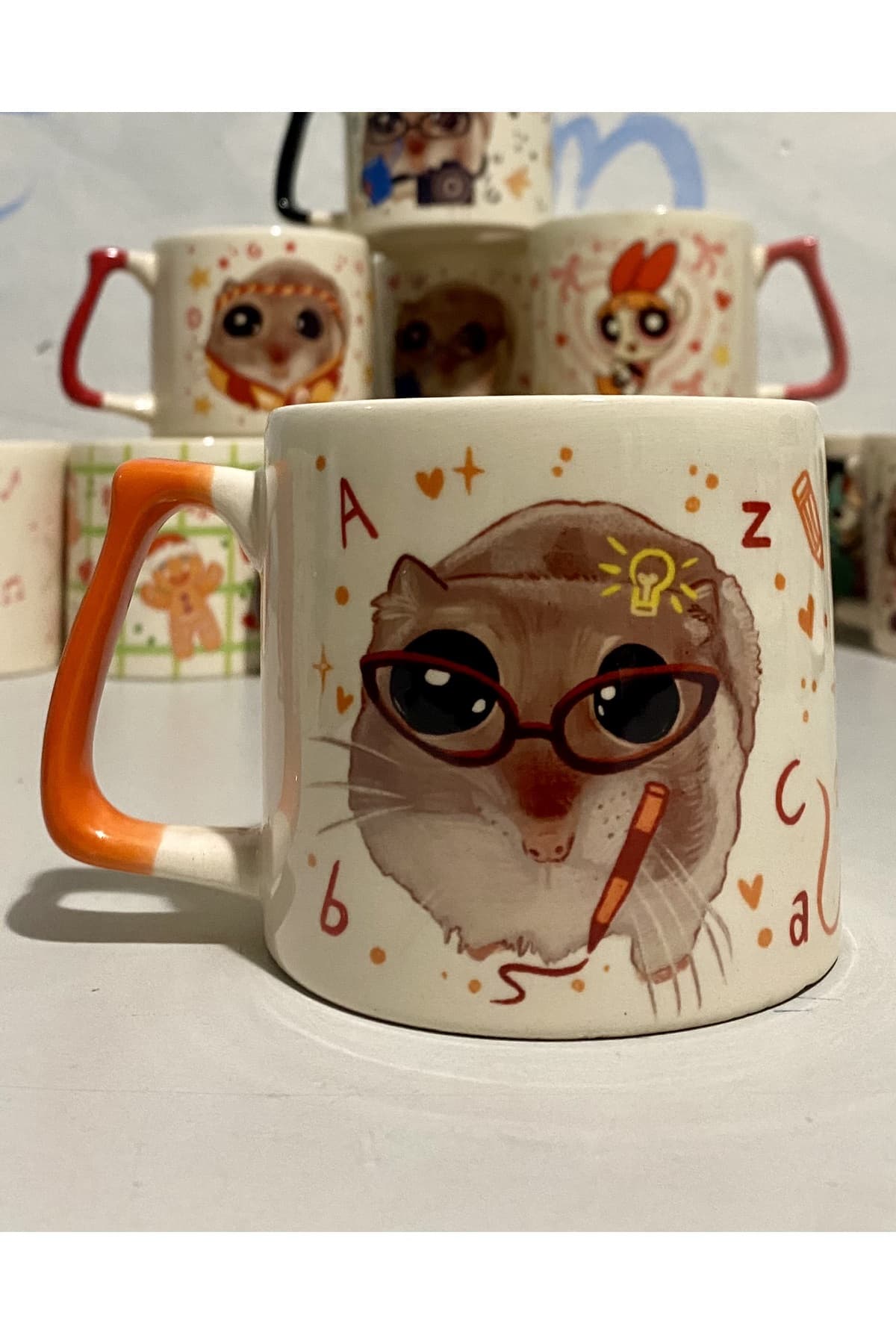 Sad Üzgün Hamster - Meslek: Yazar (Writer) Kupa