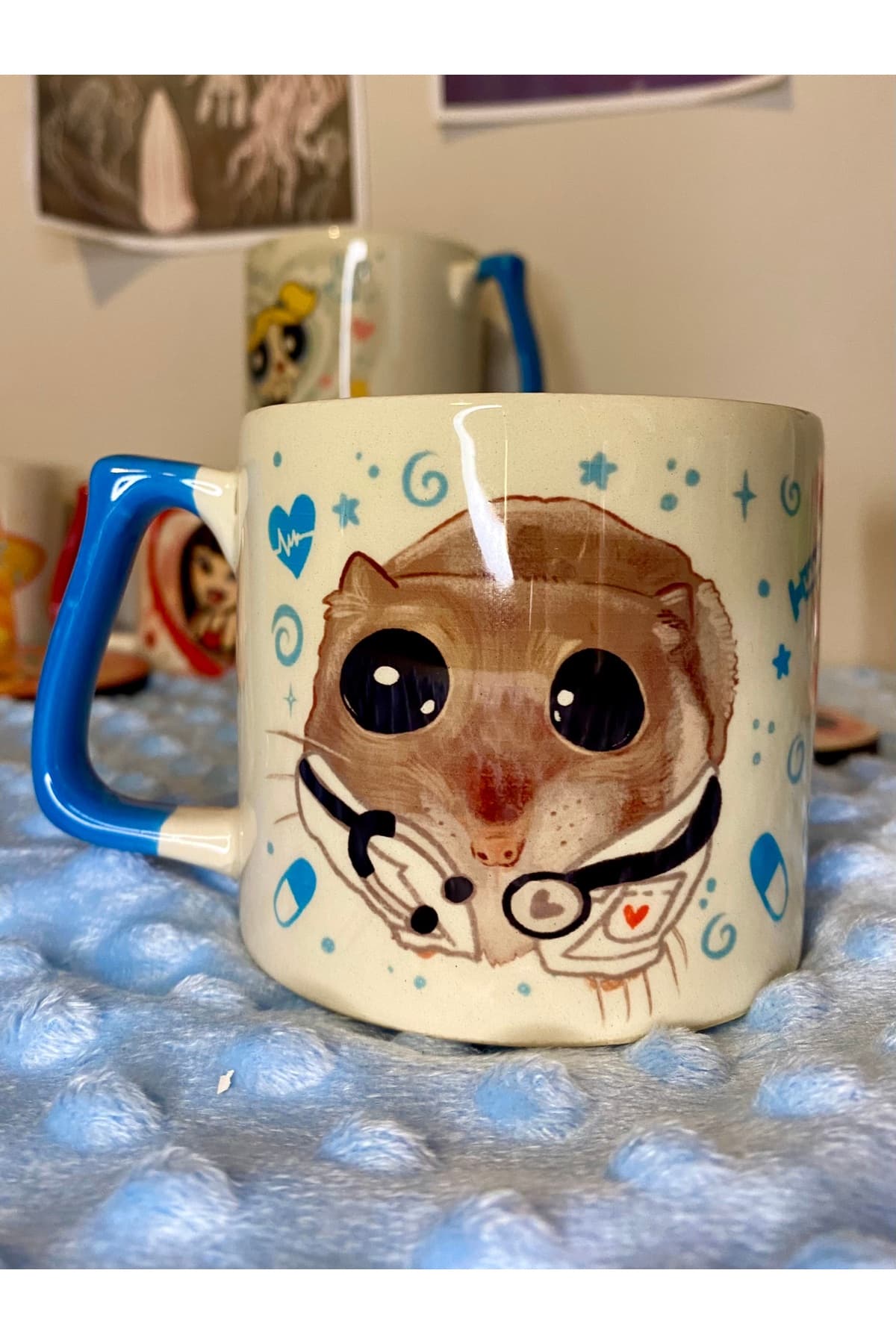 Sad Üzgün Hamster Meslek: Doktor / Doctor Kupa