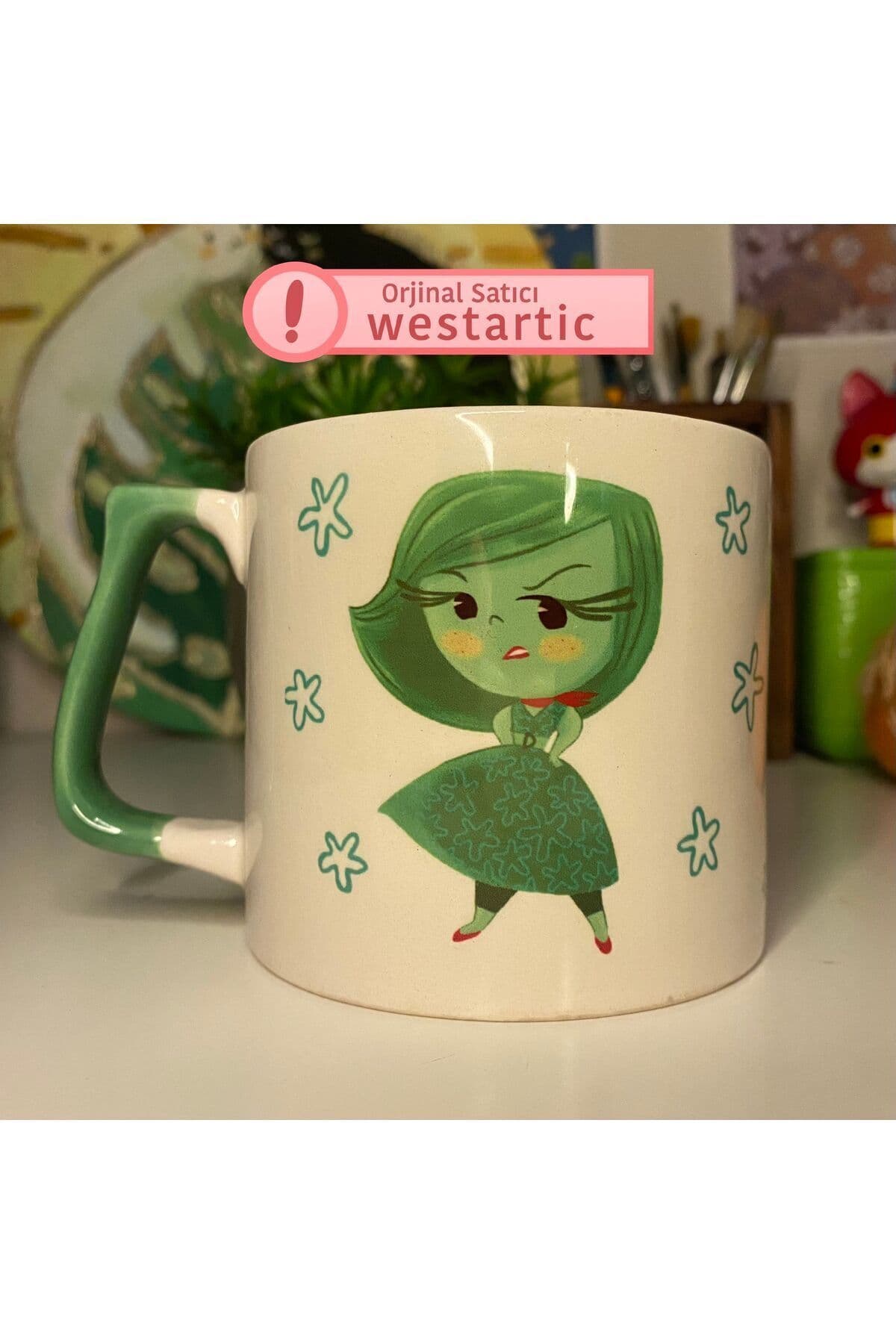 Inside Out Disgust (Ters Yüz Tiksinti) Kupa