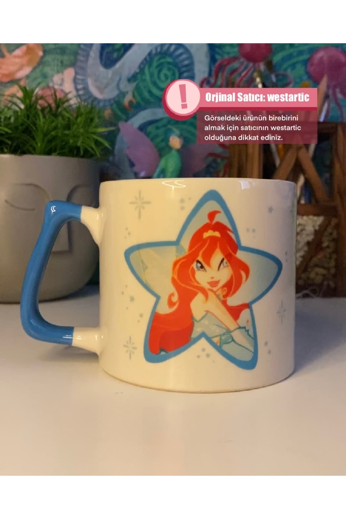 Winx Club Bloom Kupa Fincan Bardak