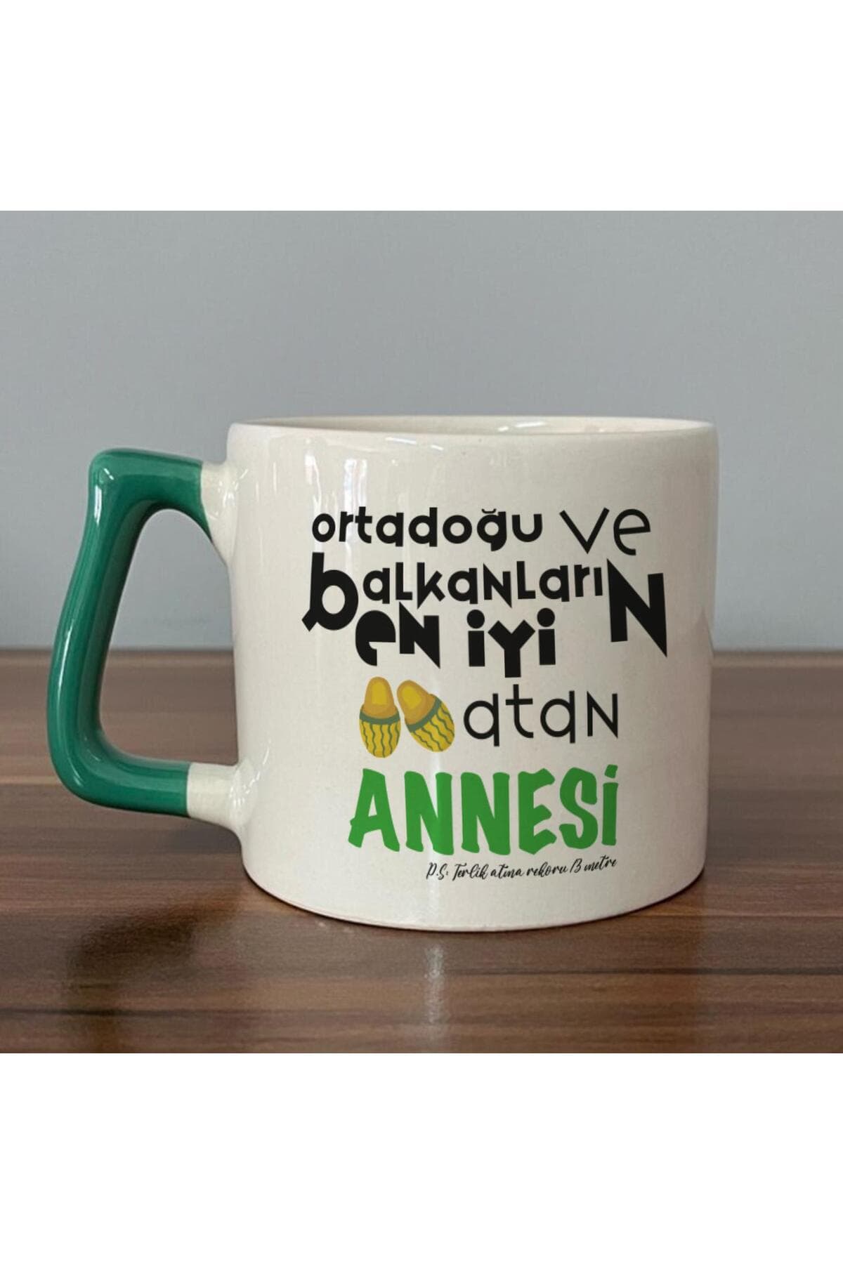 Ortadoğu ve Balkanları En iyi Baskılı Yeşil Kulplu Prime Kupa