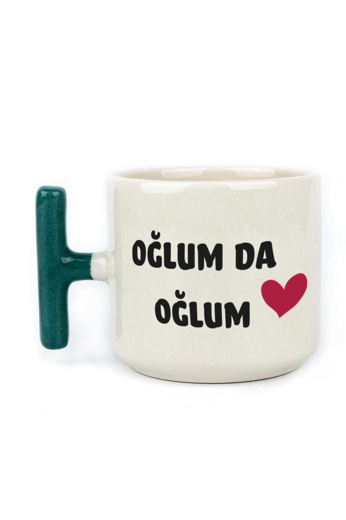 Kızım Da Kızım Baskılı Kadınlar Günü Sarı Kulplu T Kupa