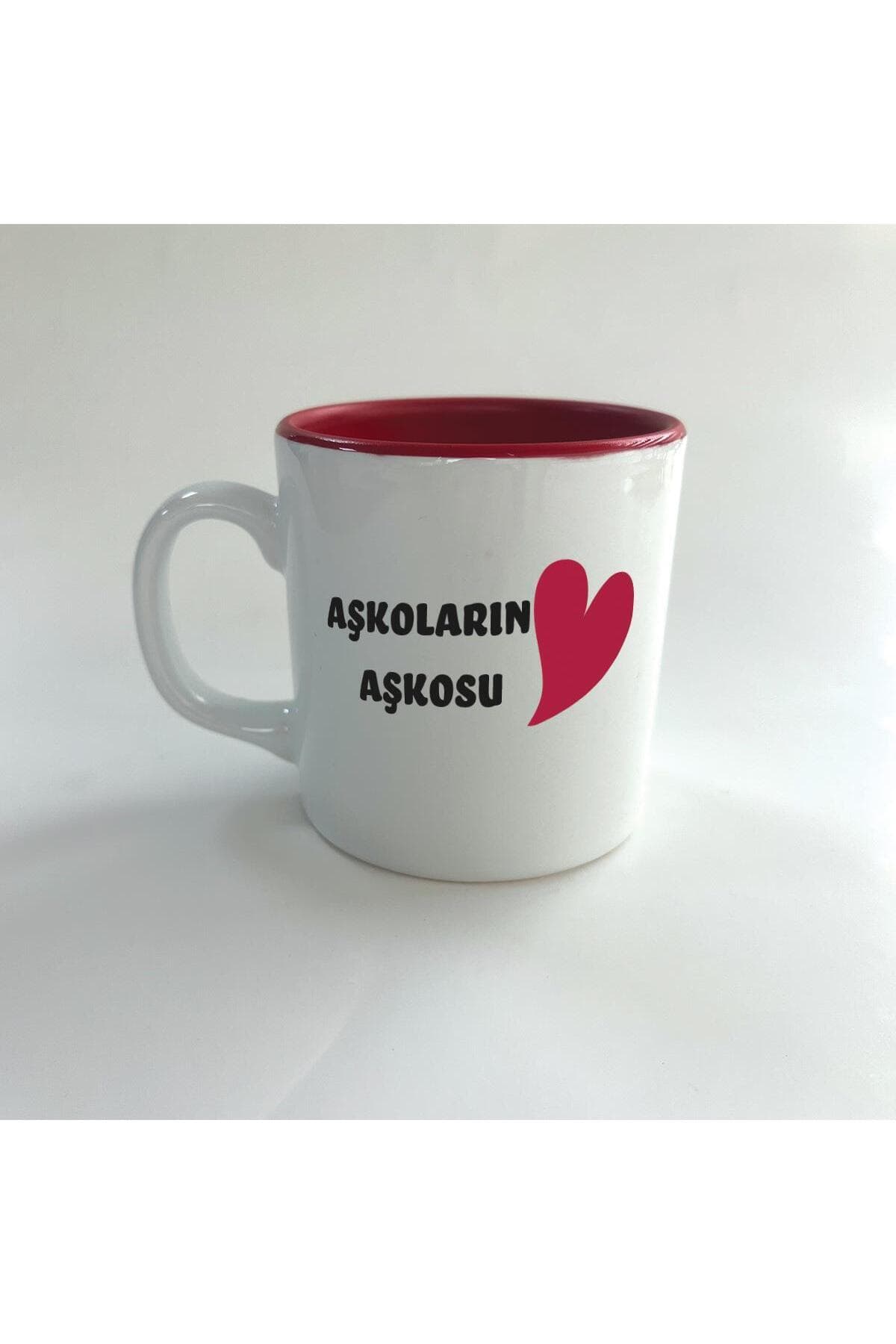 Aşkoların Aşkosu Baskılı Sevgililer Günü Kırmızı Multi Kupa